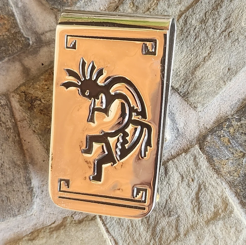 Sterling Silver KOKOPELLI Money CLIP